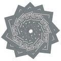 12 Pack Bandanas Unisex Paisley Cowboy Bandanas Bulk Multi Purpose Headband Scarf for Men Women Costume - color: Gray, style: Classic