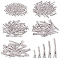 270Pcs 5 Sizes Alligator Hair Clips Bulk Silver Single Prong Hair Clips For Bows Making Hair Pins For Sectioning Hair Styling And Sectioning Hairdressing DIY Crafts - size: 1 Count (Pack of 270)