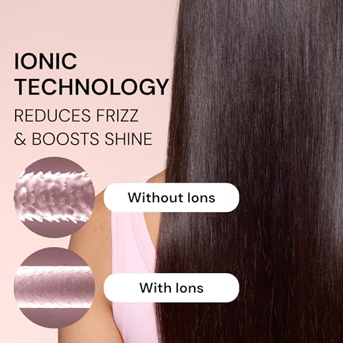 L'ANGE HAIR Axia HaloRing Ionic Hair Dryer | High Speed Professional Blow Dryer for Smooth, Frizz-Free Styles | Lightweight Brushless Motor with Concentrator & Wall Mount | 4 Heat Settings | Purple - color: Purple