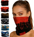 KINREE 6PCS Outdoor Magic Scarf, Elastic Headbands, Headscarves, Headwear, Mask - color: Power