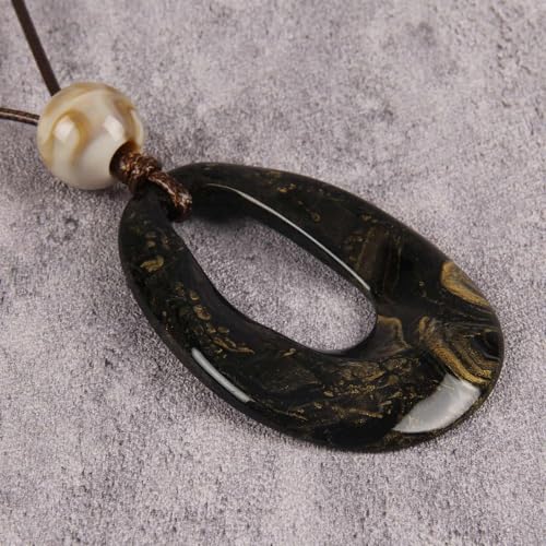 Chunky Necklace for Women Boho Pendant Necklace Statement Western Choker Necklaces for Women Vintage Bohemian Jewelry - style: Bohemian Long Necklace