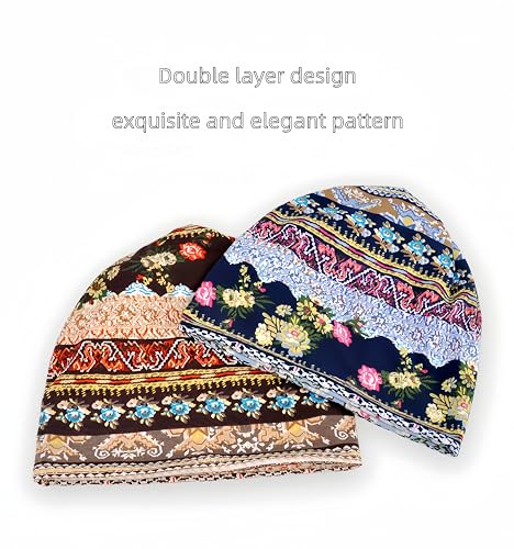 Women's Slouchy Beanie Hat Chemo Caps Cancer Headwear Hats Turban Baggy Sleeping Cap Boho Hats - color: 4pcs Multicolor a