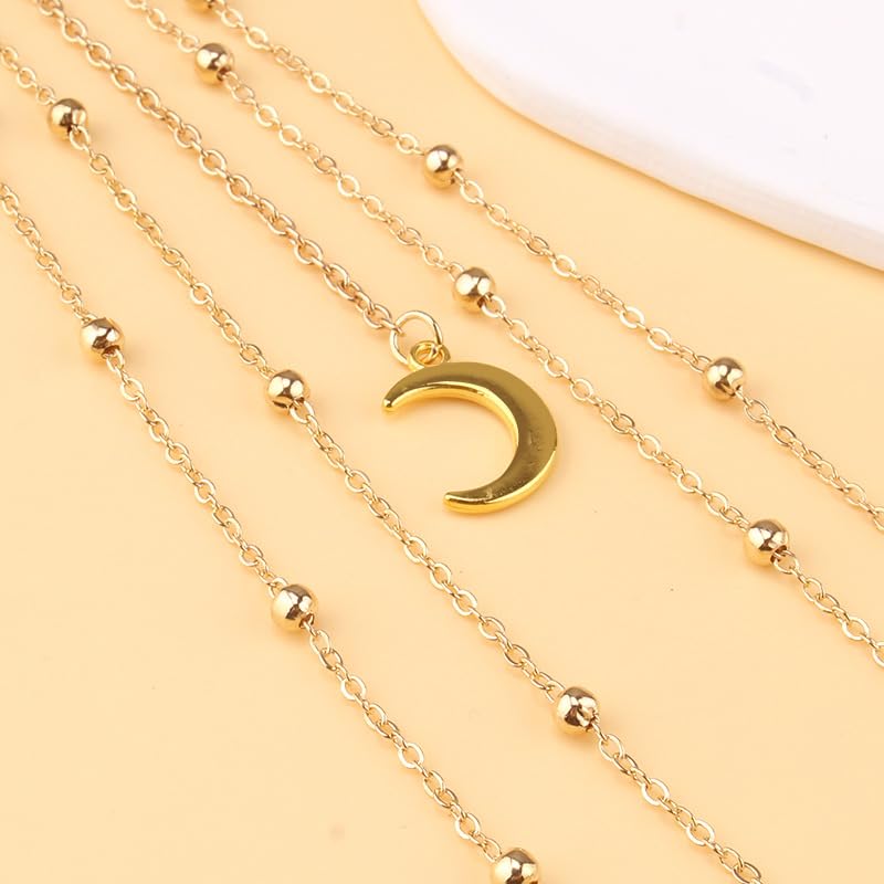 Snake Leg Chain for Women, Sexy Serpent Charm Thigh Garter, Summer Bikini Skirt Beach Party - style: E moon gold