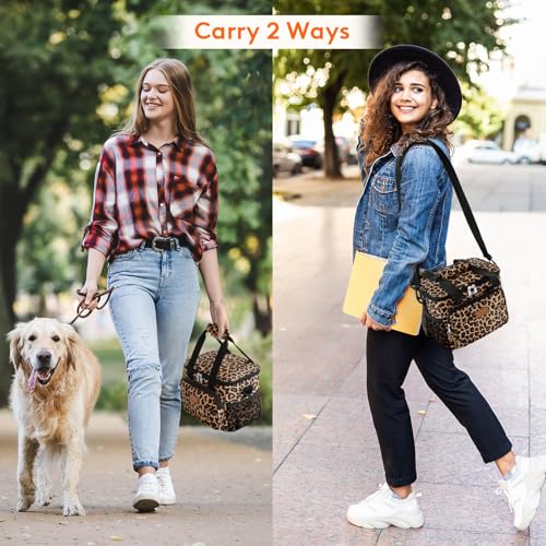 Lifewit Medium Lunch Bag, Insulated Lunch Box, Soft Cooler Cooling Tote for Adult Men Women, Flower 12-Can (9L) - color: Flower, size: Medium(9L)
