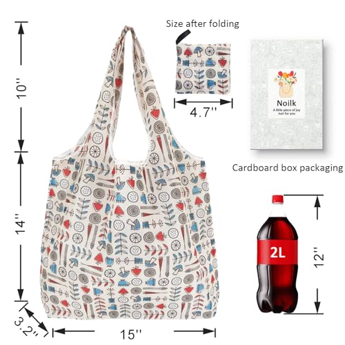 Reusable Foldable Shopping Bags, 4 Pack - Lightweight And Compact, Grocery Totes With Summer Patterns, Machine Washable And Durable, Ideal For Groceries, Travel, And Daily Use - color: Summer 4 Pack