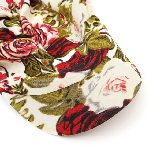 XYIYI Chemo Headwear for Womens Cancer Patients, Head Scarf Chemotherapy Headwraps Hat - color: Beige Flower