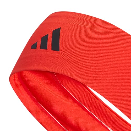 adidas Alphaskin Tie Headband - color: 3/Red/Black