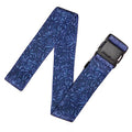 Eddie Bauer Women's Active Stretch Webbing Trail Belt With Quick Release Buckle, One Size Fits Most - color: Blue Graphic