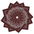 12 Pack Bandanas Unisex Paisley Cowboy Bandanas Bulk Multi Purpose Headband Scarf for Men Women Costume - color: Brown, style: Classic