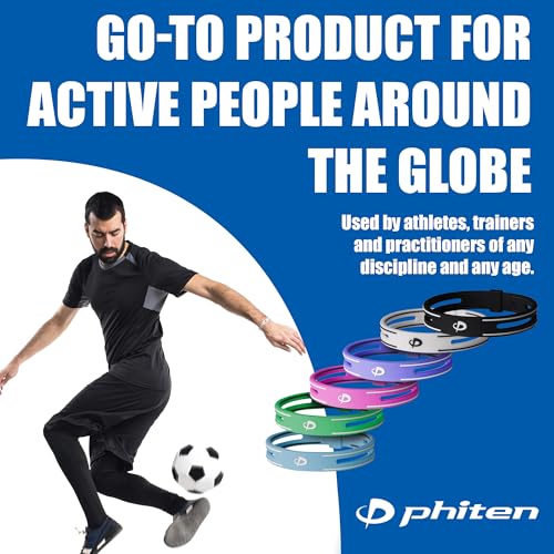Phiten S-PRO Titanium Bracelet - Waterproof Sport Silicone Bracelet - color: Pink, size: 6.25 Inch