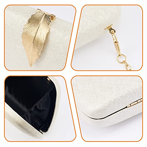 Women Clutch Bag Evening bag Fringed Evening Handbag,Lady Party Wedding Clutch Purse Chain Shoulder Cross Body Bag - color: Silver1