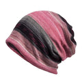 Chemo Headwear for Women Soft Cotton Slouchy Beanie Hat Scarf for Cancer Care - color: Hot Pink