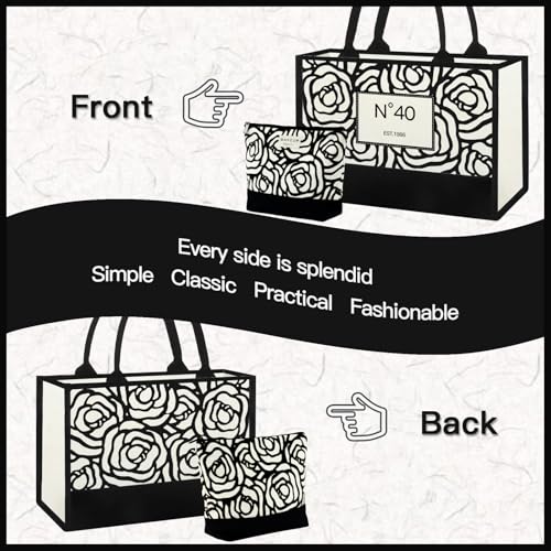 50th/60th/70th/40th/30th/80th Birthday Gifts for Women Her, Birthday Gifts Tote Bag for Mom Wife Aunt Friends - style: 40th