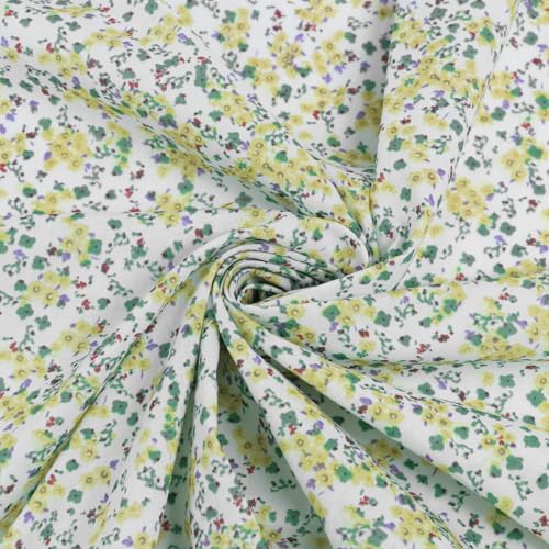 Large Cotton Bandanas for Women, 27 x 27 inch Hair Neck Scarf, Headband Square Scarf - color: Green Yellow in White