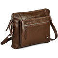 Leather Crossbody Bags for Women Small Soft Genuine Pebbled Sling Shoulder Handbag Crossover Purse with Full Adjustable Strap (Chocolate Nappa) - color: Chocolate Nappa