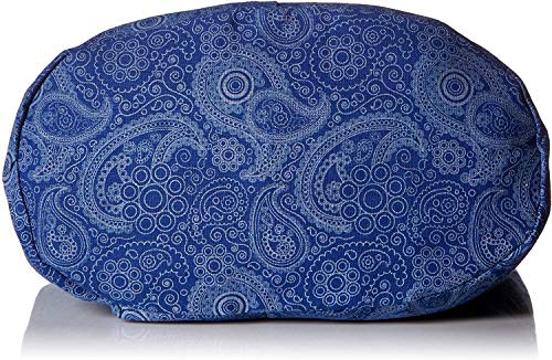 BTP! Thai Cotton Hippie Hobo Sling Crossbody Bag eco Friendly Shopping bag Paisley Print Large - color: Teal Pl9