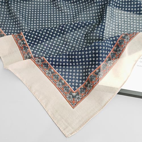 41" Large Square Scarf Hairscarf Fashion Scarves Hair Wrapping Scarfs Night Sleeping Headscarf for Women B06 - color: B0622