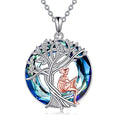 YFN Tree of Life Necklace Sterling Silver Crystal Jewelry Graduation Birthday Gifts for Women - color: Guitar