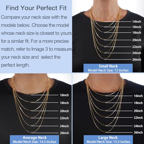 Jewlpire 18K Gold Plated 925 Sterling Silver Chain Necklace for Women Girls, 0.8mm Box Chain Lobster Claw Clasp-Super Thin & Strong Necklace Chain 16/18/20/22/24 Inch - color: 18k gold plated, size: 24 Inch