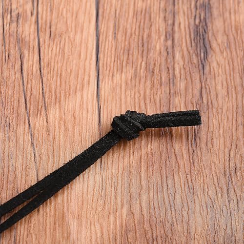 RareLove Black Leather Layering Choker Necklace for Women 925 Sterling Silver Teardrop Labradorite Stone Pendant Healing Crystal Necklace Gothic Boho Anxiety Jewelry