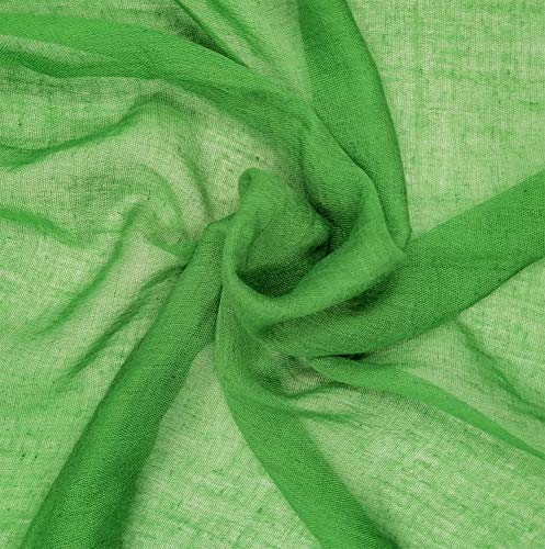 woogwin Women's Cotton Scarves Lady Light Soft Fashion Solid Scarf Wrap Shawl - color: Green2