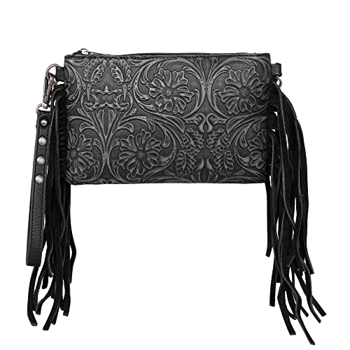Montana West Western Purse for Women Crossbody Bag Wristlet Clutch Purse - color: A3 Bronze