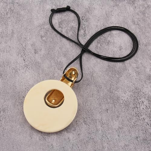 Leather Necklace for Women Large Pendant Hippie Choker Necklace Vintage Sweater Necklace Chunky Boho Necklaces for Women - style: Boho Rope Necklace