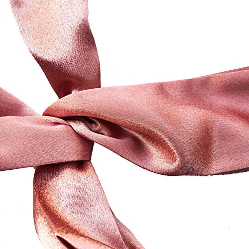 HYFEEL Wire Headbands for Women Bow Hair Scarf Cute Twist Hairbands Adjustable Head Wraps Fashion Beach Hair Accessories for Girls Lady Multi-use Turban (Pink) - color: Pink