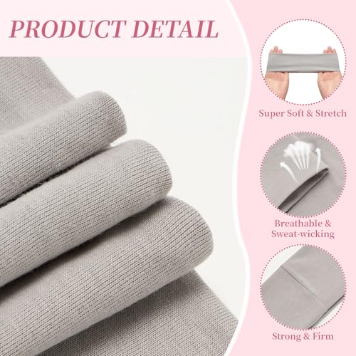 QIUTIMIY Headbands for Women Non Slip - 6 Pack Soft Stretchy Cotton Hair Bands for Women’s Hair – Fashion Sports Headbands for Yoga, Workout, Running, Gym, Daily Wear（Style 6） - color: Style 6