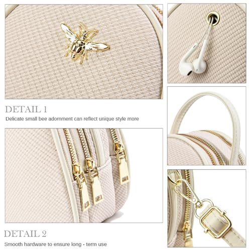 Small Crossbody Bags Shoulder Bag for Women Stylish Ladies Messenger Bags Purse and Handbags Wallet - color: 1-z Beige