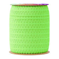 Mandala Crafts Lime Green Stretch Lace Soft Elastic Trim Roll - 55 Yards 1 Inch Wide Stretchy Frilly Picot Ribbon for Sewing Lingerie, Headbands, Underwear, and Crafts - color: Lime Green