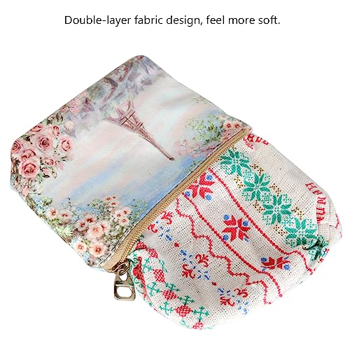 Women and Girls Cute Fashion Coin Purse Wallet Bag Change Pouch Key Holder - color: Iron Tower