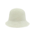 Women Straw Hat Beach Sun Cap Foldable Paper Knitted for Travel Summer Vacation Soft Lightweight Breathable - color: White