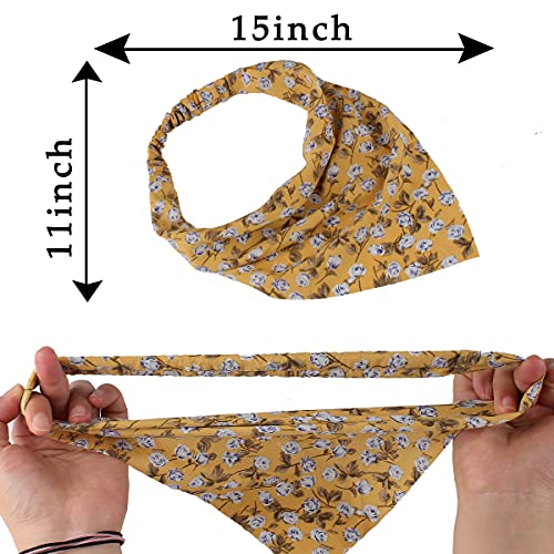 Jaciya Hair Scarfs Headband Bandana 10pcs Head Scarves Hair Accessories for Women pañuelos para la cabeza para mujer - color: Color-1