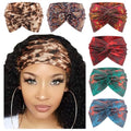DRESHOW 6 Pack Extra Wide Headbands for Women Large Turban Headband Boho Head Wrap Elastic Hairbands Hair Twisted Knot Hair Accessories - color: 6 Pack Knotted: Patterned a