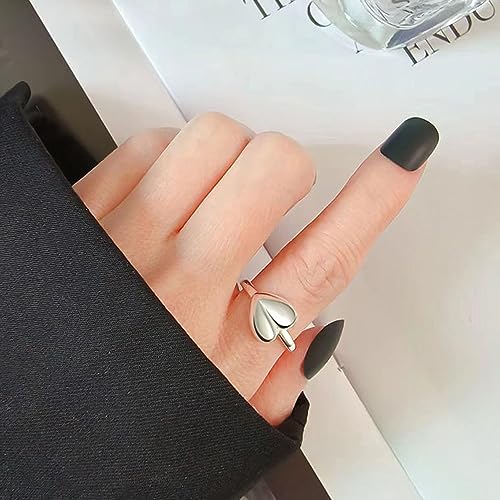 Handmade 925 Sterling Silver Ring Boho Thumb Band Open Statement Rings for Women Jewelry Christmas Gifts - color: Pattern 3