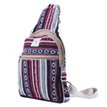 Marubhumi Hemp Small Backpack Cross Body Shoulder Himalayan Bag Adjustable Strap Men and Women Sling Bag Lightweight Daypack
