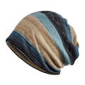 Chemo Headwear for Women Soft Cotton Slouchy Beanie Hat Scarf for Cancer Care - color: Khaki