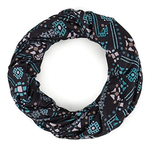 KAKU NANU Women Turban Chemo Beanies Pre Tied Caps Baggy Slouchy Headwear Sleep Scarf - color: Ethnic Boho