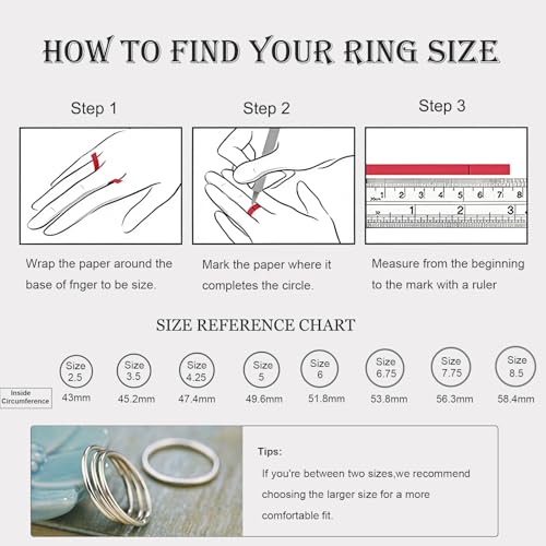 925 Sterling Silver Knuckle Rings for Women Minimalist Thin Stacking Rings Set 3PCS Midi Pinky Ring Size 2.5-8.5 - color: SET 3, size: 3.5