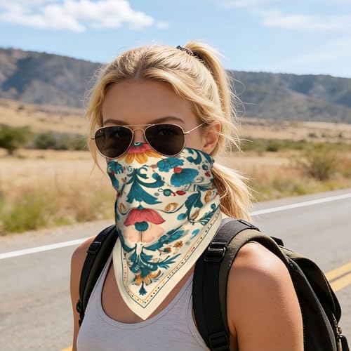 Head Scarf Hair Neck Scarves for Women Fashion Silk Satin Purse Bag Scarfs Handbags Bandana Neckerchief - color: Floral Flower Bohemian