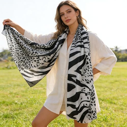 Silk Scarf Mulberry Silk Fashion Scarves Long Lightweight Shawl Wrap … - color: W10