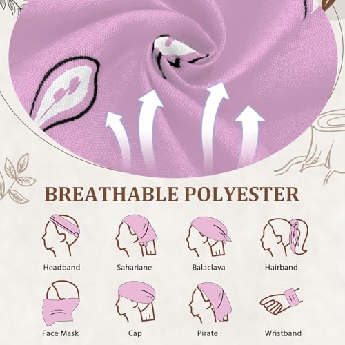 12 Pack Bandanas Unisex Paisley Cowboy Bandanas Bulk Multi Purpose Headband Scarf for Men Women Costume - color: Pink, style: Classic