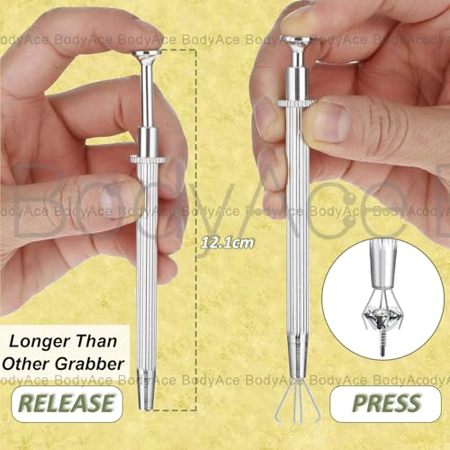 20G Internal Thread Cartilage Earrings Studs Surgical Steel Nose Rings Flat Back Stud Piercing Jewelry for Tragus/Helix/Conch/Medusa/Lip/Labret - color: BL:5mm;CZ:2mm
