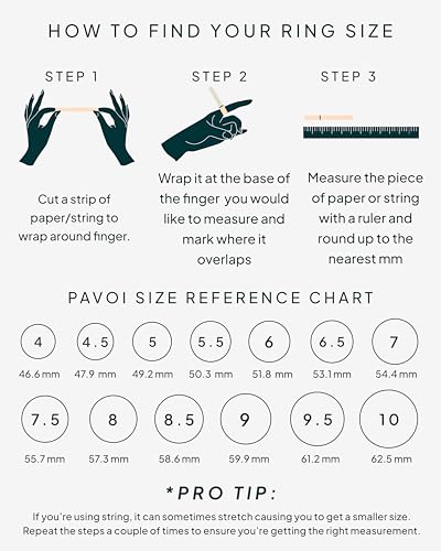 PAVOI Gold Plated Solid 925 Sterling Silver CZ Simulated Diamond Stackable Ring Eternity Bands for Women - color: 2-Pack White Gold & Yellow Gold