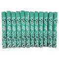 Bandanas Gift Set 12 Pack Soft Thin Handfeel Cotton Bandanna Scarf for men - color: Emerald Green