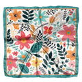 Scarf Silk Feeling Square Satin Head Hair Scarf Wrap 27.5 Inches Headwear Aesthetic Cute Decoration Women Girls - color: V-19-red Flower