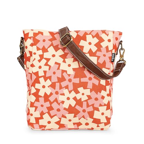 MAIKA Recycled Canvas City Sling Crossbody Bag - color: Solvang