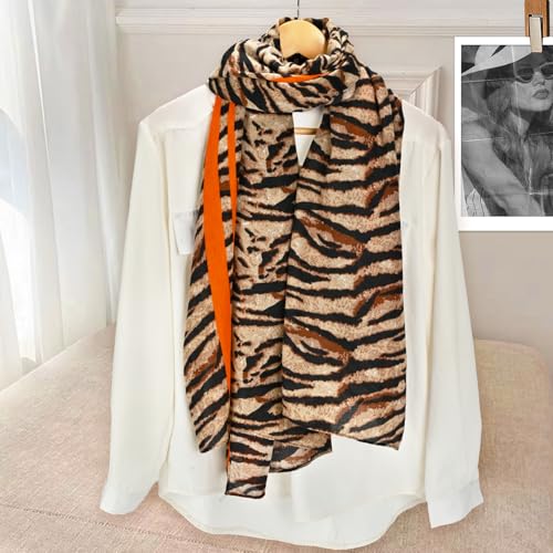 WZX Boho Scarf for Women, 70"x35" Large Lightweight Shawl Wrap for Travel, Sun Protection, Office & All-Season Wear - color: 007