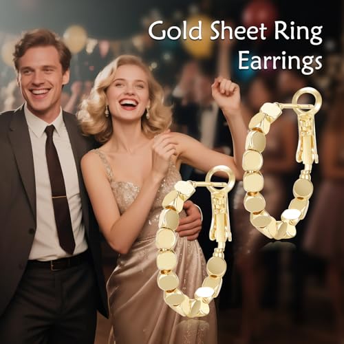14K Gold Hoop Earrings for Women Gold Earrings for Women 14K gold Hoops Earring Jewelry Gifts - style: Textured Hoop